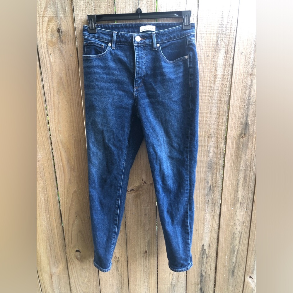 Women’s Loft 28 Curvy High Waist Skinny Ankle Denim
